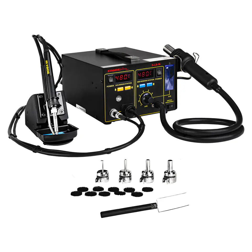 ⁨Hot Air Stamos Soldering S-LS-16 Basic Tip Soldering Station⁩ at Wasserman.eu