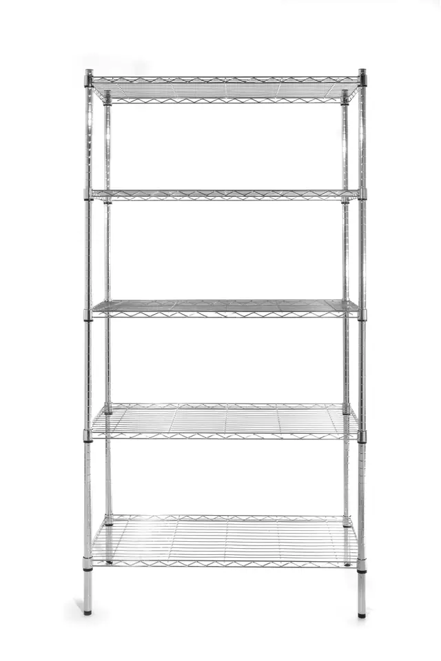 ⁨Storage rack folding adjustable shelves of wire - 5 shelf - Hendi 812204⁩ at Wasserman.eu