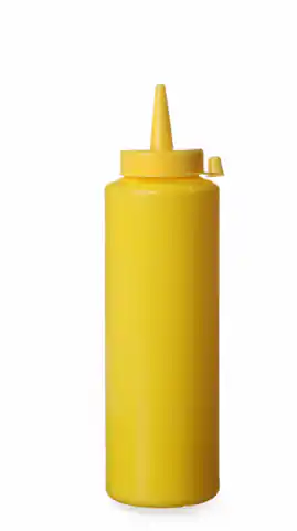 ⁨Dyspenser pojemnik do sosów zimnych 0,35l. żółty - Hendi 557808⁩ w sklepie Wasserman.eu