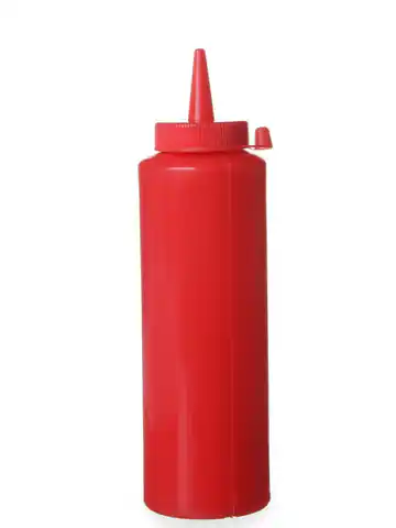 ⁨Dispenser container for cold sauces 0.2l. red - Hendi 558010⁩ at Wasserman.eu