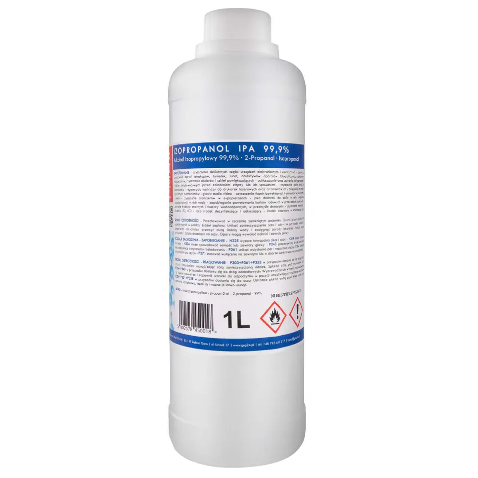 ⁨Isopropyl alcohol Isopropanol IPA I-MAX 99,9% 1L⁩ at Wasserman.eu