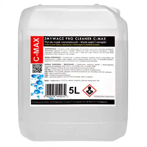 ⁨Liquid remover for parts and tools for workshop washer PRO CLEANER C-MAX 5L⁩ at Wasserman.eu