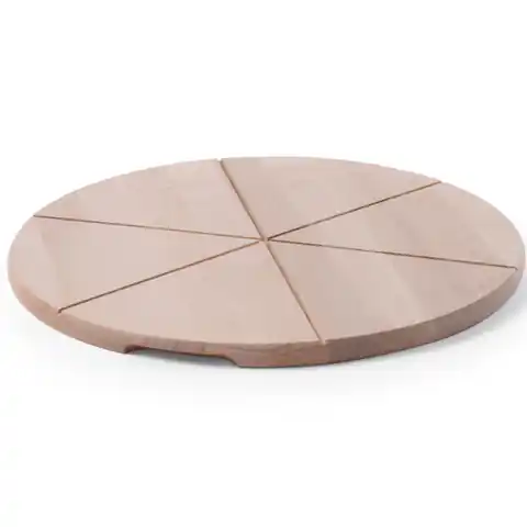 ⁨Wooden pizza cutting board 30cm - Hendi 505540⁩ at Wasserman.eu