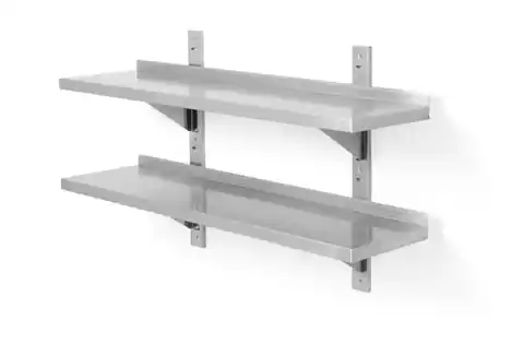 ⁨Double movable hanging shelf 100cm - Hendi 811726⁩ at Wasserman.eu