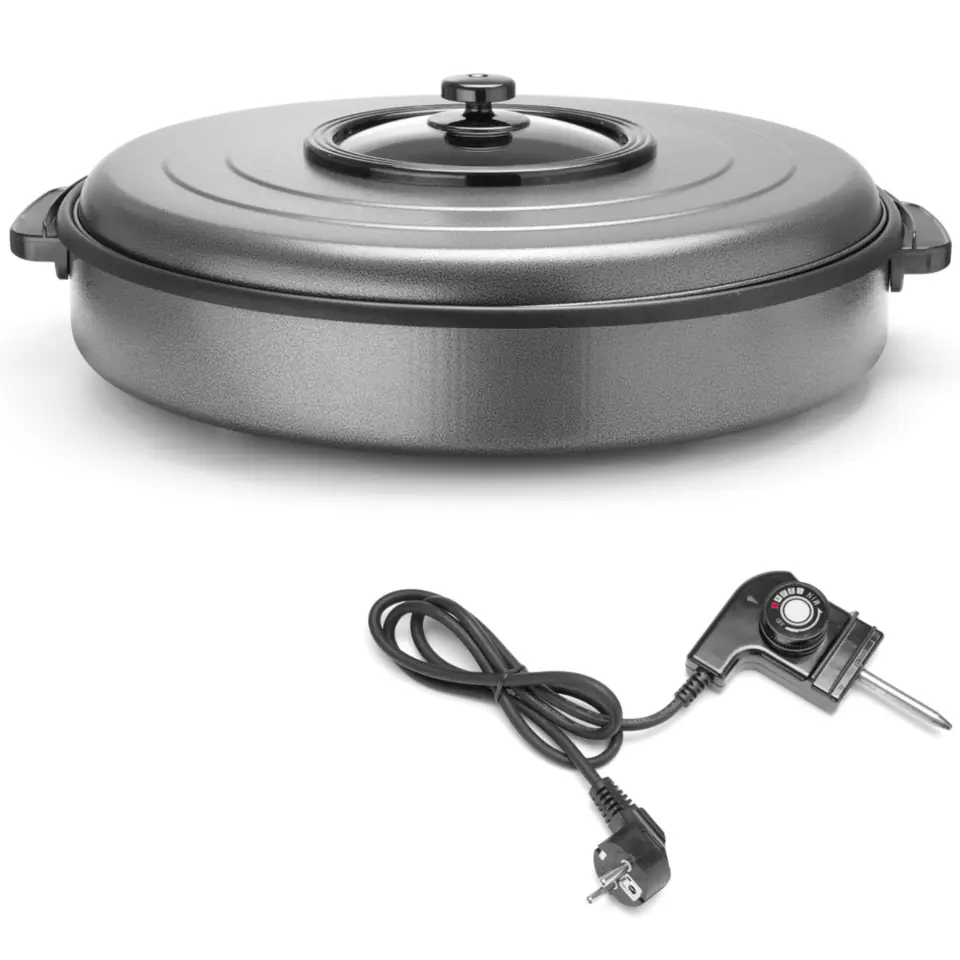 ⁨Electric frying and baking pan 55cm 1600W - Hendi 239605⁩ at Wasserman.eu