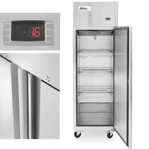 ⁨Refrigerated cabinet gastronomic refrigerator 1-door Profi Line 410L - Hendi 233108⁩ at Wasserman.eu
