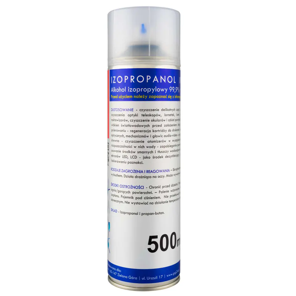 ⁨Isopropyl Alcohol Isopropanol IPA I-MAX 99.9% Spray 500ML⁩ at Wasserman.eu