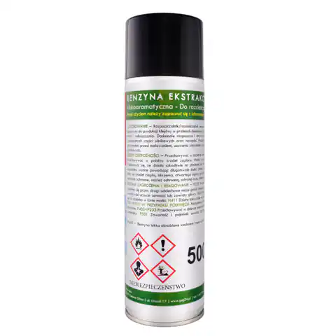 ⁨Benzyna ekstrakcyjna w aerozolu B-MAX Spray 500ML⁩ w sklepie Wasserman.eu
