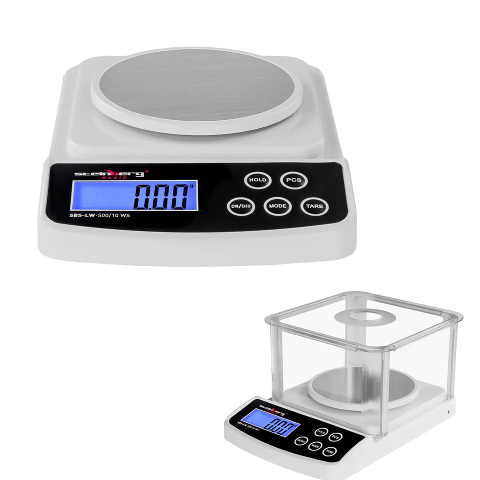 ⁨SBS-LW-500/10 WS Precision Laboratory Balance up to 500g / 0.01g⁩ at Wasserman.eu