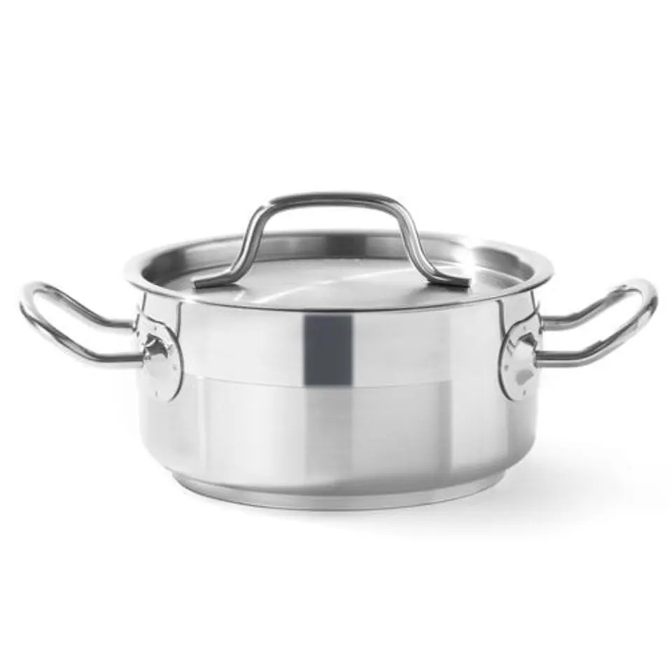 Low pot Profi Line with lid 1.5 l dia. 160 x 75 h - Hendi 830000 at Wasserman.eu