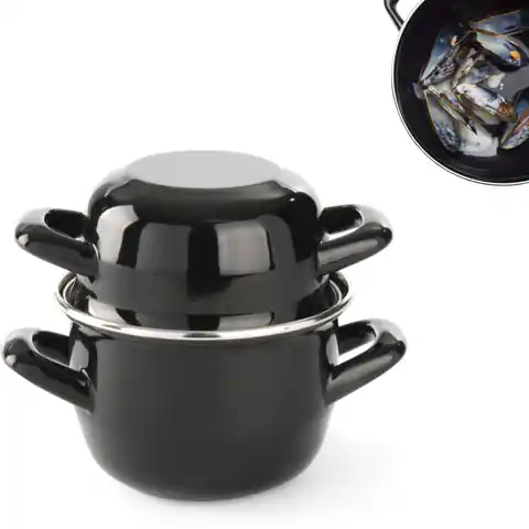 ⁨Sauce pot with lid 0.8 l avg. 12 cm - Hendi 625606⁩ at Wasserman.eu