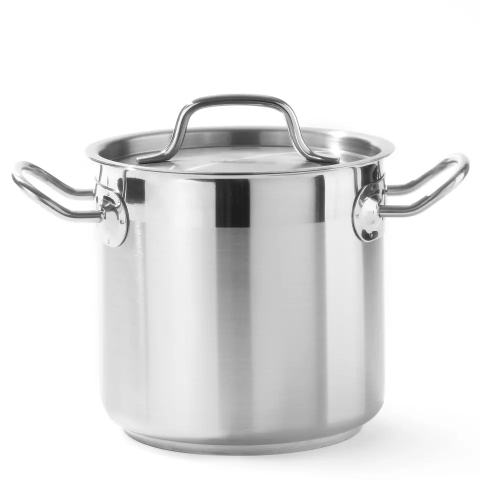 ⁨Profi Line high pot with lid bottom Sandwich 3 l avg. 160 x 150 h - Hendi 832004⁩ at Wasserman.eu