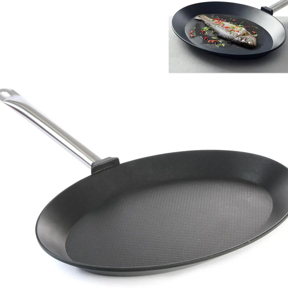 Oval frying pan for fish Profi Line - Hendi 629604 at Wasserman.eu