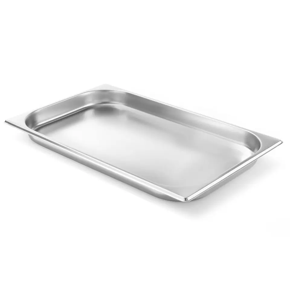 ⁨GN 1/1 high container 40 mm stainless steel - Hendi 800119⁩ at Wasserman.eu