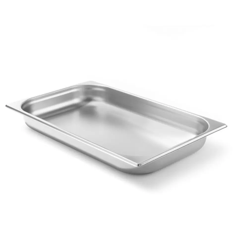 ⁨GN 1/1 container height 65 mm stainless steel - Hendi 800126⁩ at Wasserman.eu