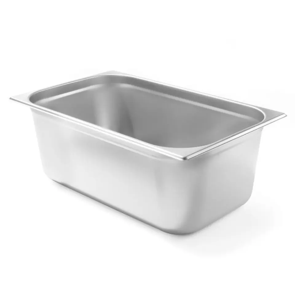 ⁨Container GN 1/1 height 200 mm stainless steel - Hendi 800157⁩ at Wasserman.eu