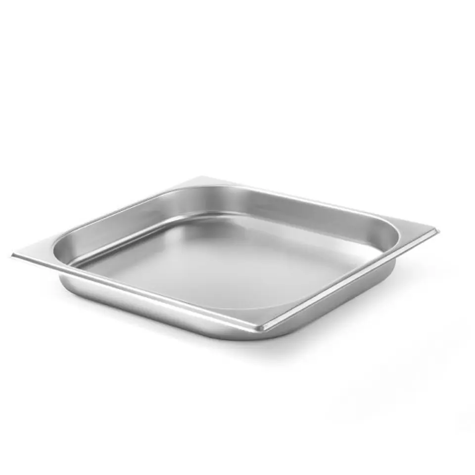 ⁨GN 2/3 container height 40 mm stainless steel - Hendi 800218⁩ at Wasserman.eu