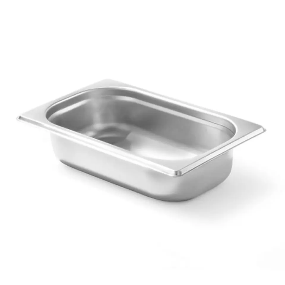 ⁨GN 1/4 container height 65 mm stainless steel - Hendi 800522⁩ at Wasserman.eu