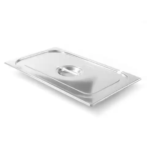⁨Steel lid for GN Kitchen Line with shank cutout GN 1/1 - Hendi 806913⁩ at Wasserman.eu