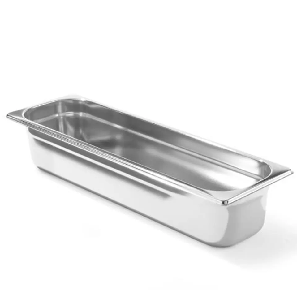 ⁨Pojemnik GN 2/4 stal nierdzewna Profi Line wys. 100 mm - Hendi 801666⁩ w sklepie Wasserman.eu