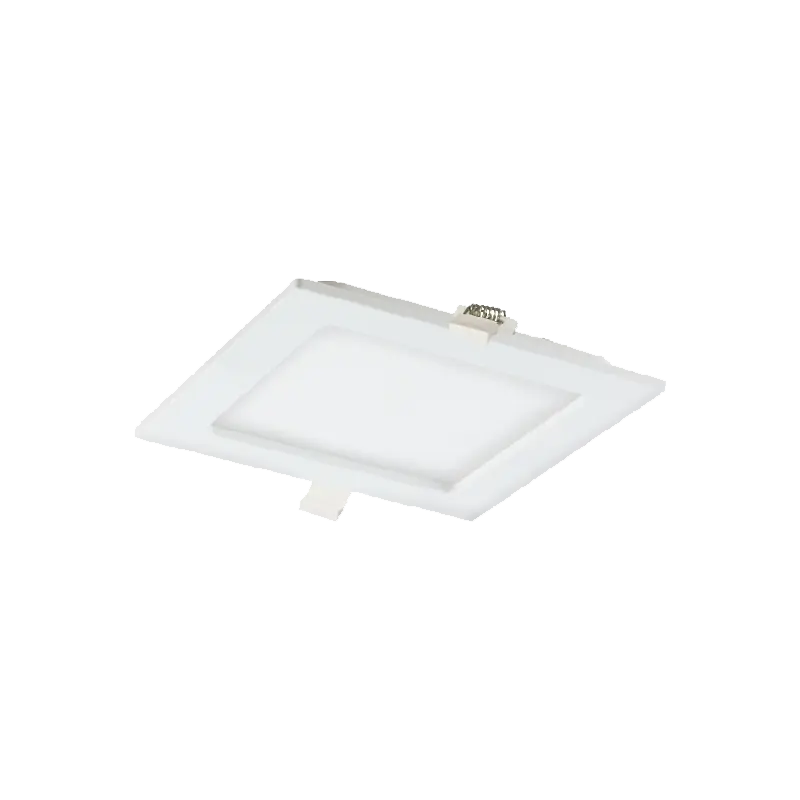 AKMAN LED 12W, oprawa downlight, podtynkowa, kwadratowa, 780lm, 3000K, biała, wbudowany zasilacz LED w sklepie Wasserman.eu