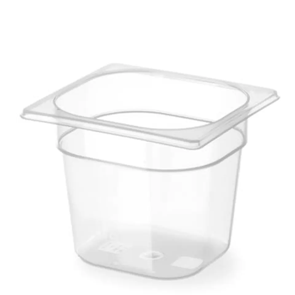 ⁨Polypropylene catering container GN 1/6 height 100 mm - Hendi 880425⁩ at Wasserman.eu