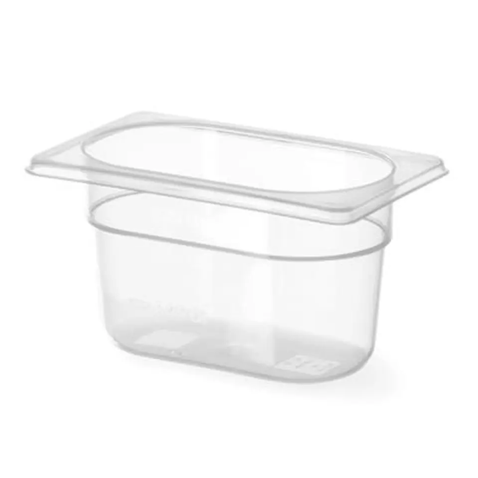 ⁨Polypropylene catering container GN 1/9 height 100 mm - Hendi 880524⁩ at Wasserman.eu