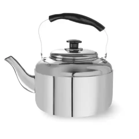 ⁨Stainless steel kettle with lid 6l - Hendi 624302⁩ at Wasserman.eu