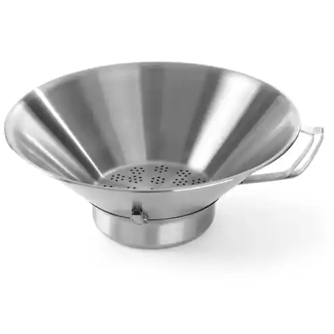 ⁨Stainless steel strainer for salting French fries - Hendi 630808⁩ at Wasserman.eu