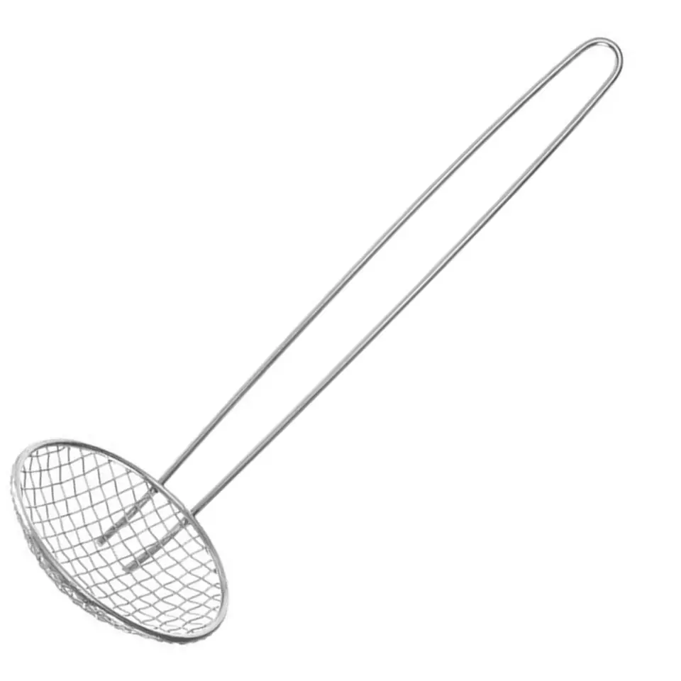 ⁨Strainer strainer for deep frying in stainless steel oil dia. 120 mm - Hendi 640203⁩ at Wasserman.eu