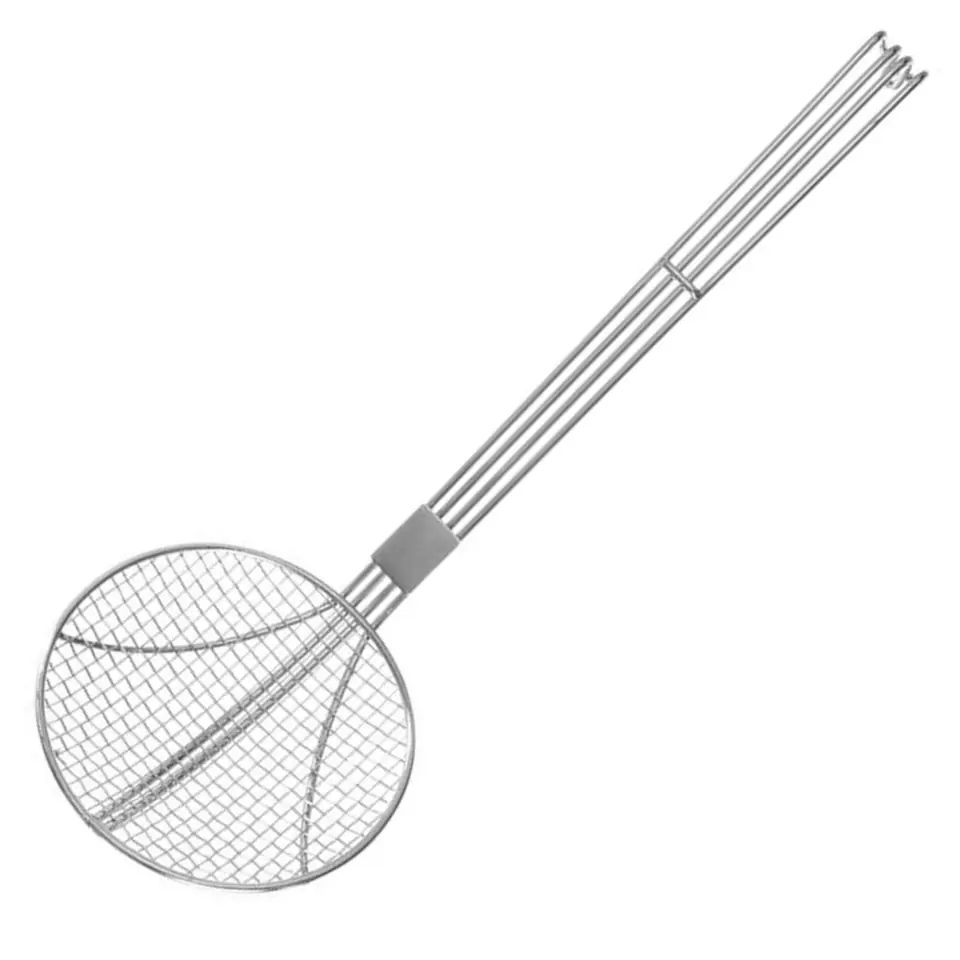 ⁨Strainer strainer for deep frying in stainless steel oil dia. 160 mm - Hendi 640401⁩ at Wasserman.eu