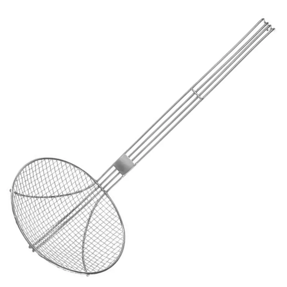 ⁨Strainer strainer for deep frying in stainless steel oil dia. 180 mm - Hendi 640500⁩ at Wasserman.eu