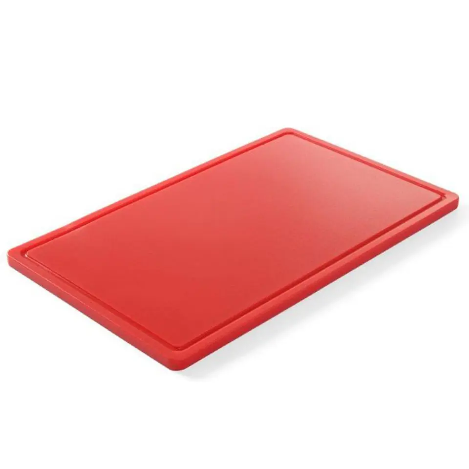 ⁨HACCP meat cutting board GN 1/2 red - Hendi 826119⁩ at Wasserman.eu