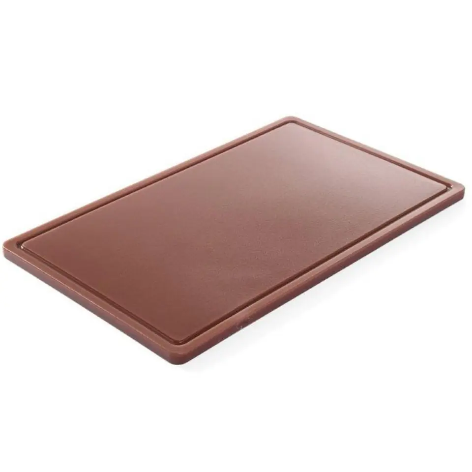 ⁨HACCP cutting board for meat meat GN 1/1 brown - Hendi 826041⁩ at Wasserman.eu