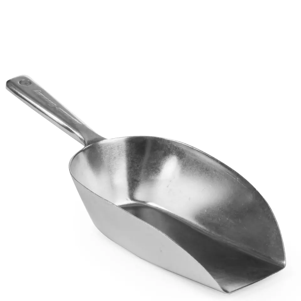 ⁨Aluminium gastronomic kitchen scoop 0.125 l - Hendi 521205⁩ at Wasserman.eu