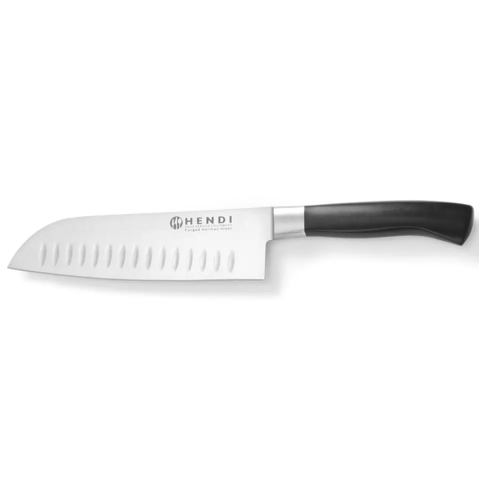 ⁨Profesjonalny nóż Santoku ze szlifem kulowym Profi Line 180 mm - Hendi 844274⁩ w sklepie Wasserman.eu