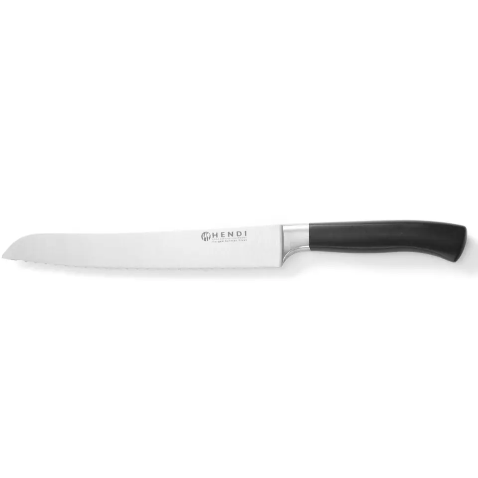 ⁨Professional forged bread knife made of Steel Profi Line 215 mm - Hendi 844298⁩ at Wasserman.eu