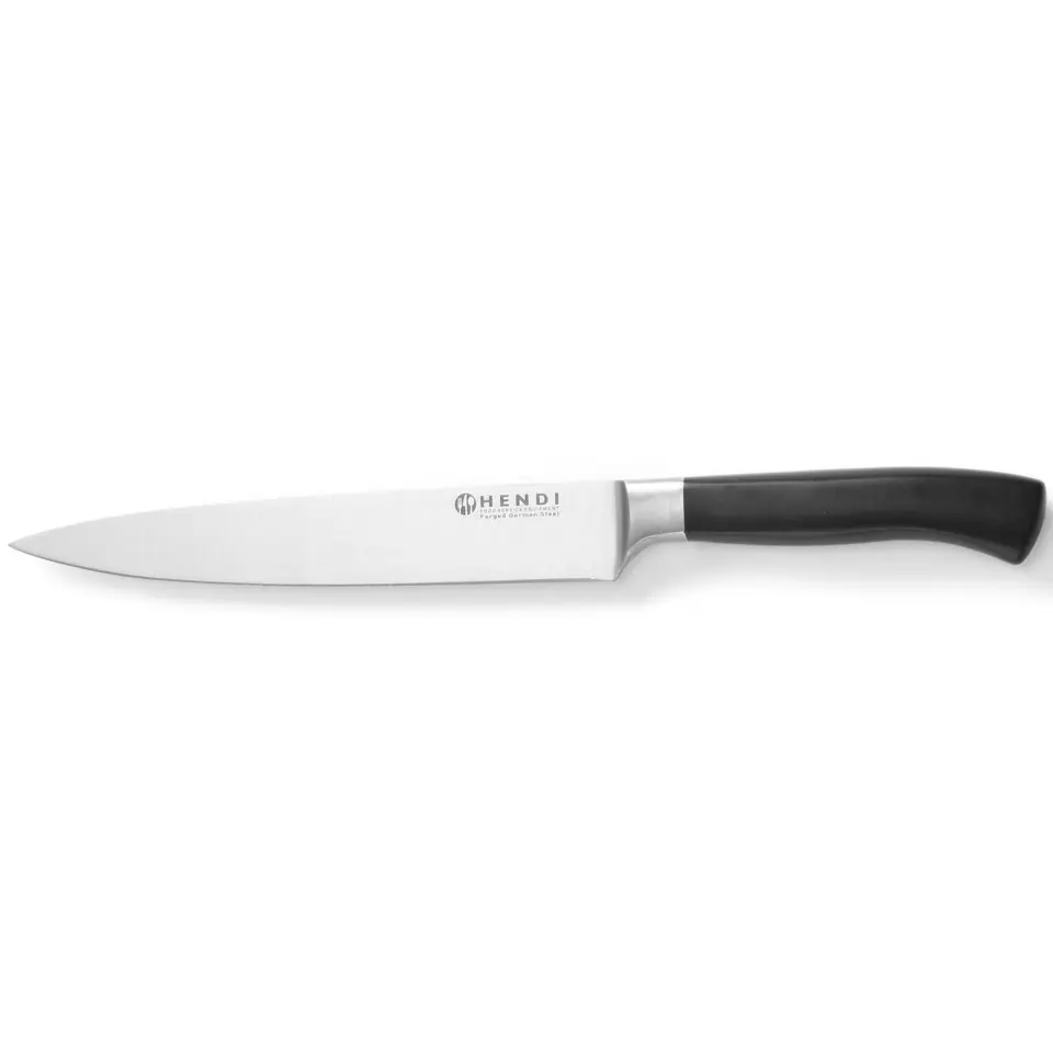 ⁨Professional forged meat butcher knife made of Steel Profi Line 200 mm - Hendi 844304⁩ at Wasserman.eu