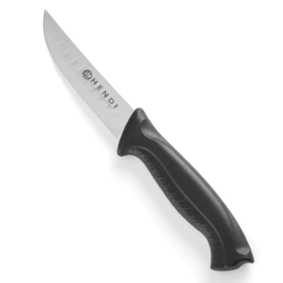 ⁨Profesjonalny nóż uniwersalny krótki czarny HACCP 90mm - Hendi 842201⁩ w sklepie Wasserman.eu