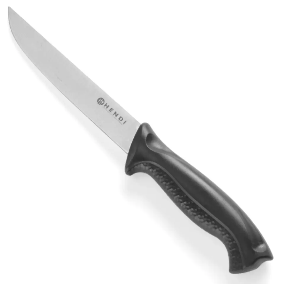 ⁨Profesjonalny nóż do mięsa czarny HACCP - Hendi 842409⁩ w sklepie Wasserman.eu