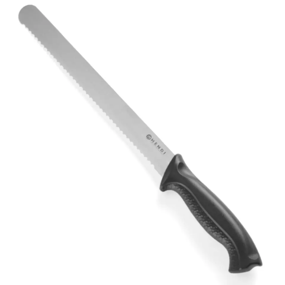 ⁨Professional bread knife dough black HACCP 250 mm - Hendi 843000⁩ at Wasserman.eu