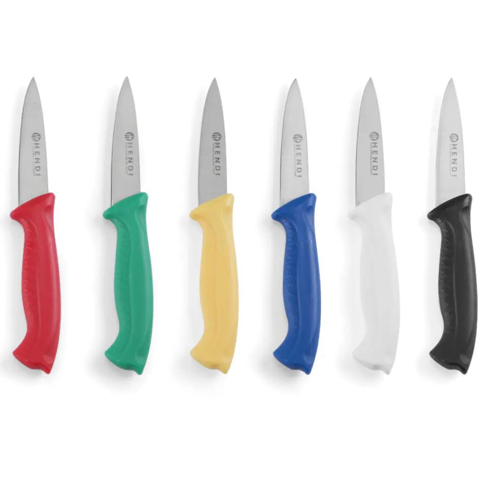 ⁨HACCP peeling knives 6 pieces 90mm - Hendi 842010⁩ at Wasserman.eu