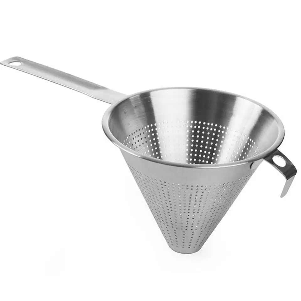 ⁨Chinese conical sieve stainless steel strainer dia. 185 mm - Hendi 547304⁩ at Wasserman.eu