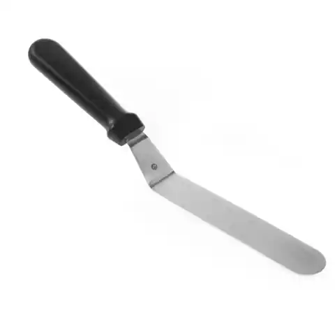 ⁨Angle spatula narrow stainless steel 200 mm- Hendi 855782⁩ at Wasserman.eu