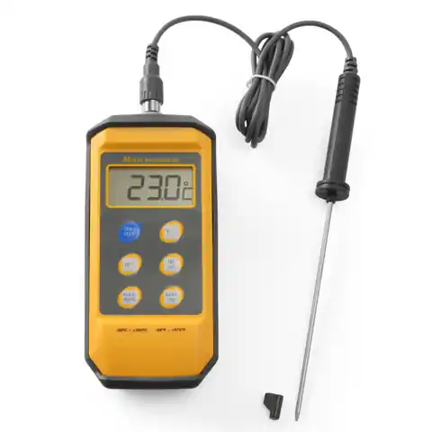 ⁨HACCP digital gastronomic thermometer with probe on the cable - Hendi 271407⁩ at Wasserman.eu