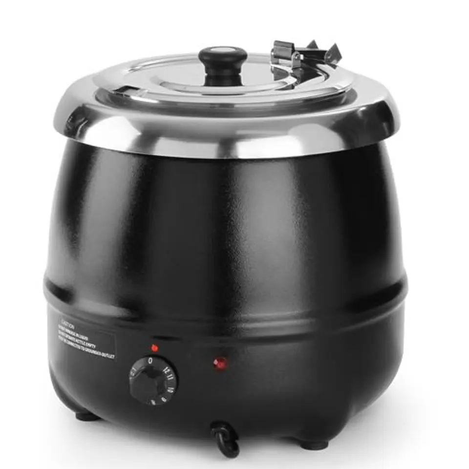 ⁨Electric Soup Cauldron Kitchen Line 8L - Hendi 860083⁩ at Wasserman.eu