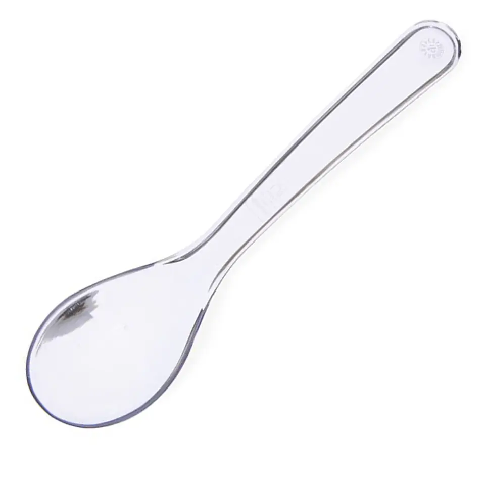 ⁨Salad spoon transparent SAN up to 80C length 235 mm - Hendi 564202⁩ at Wasserman.eu