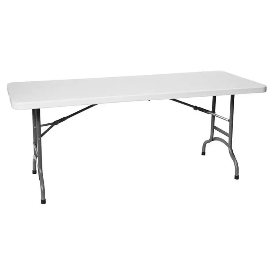 ⁨Folding catering table white 152x70cm to 150kg - Hendi 810927⁩ at Wasserman.eu