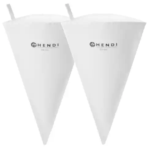 ⁨Bag confectionery cone for spraying and decorating 35 cm set of 2 pcs. - Hendi 550229⁩ at Wasserman.eu