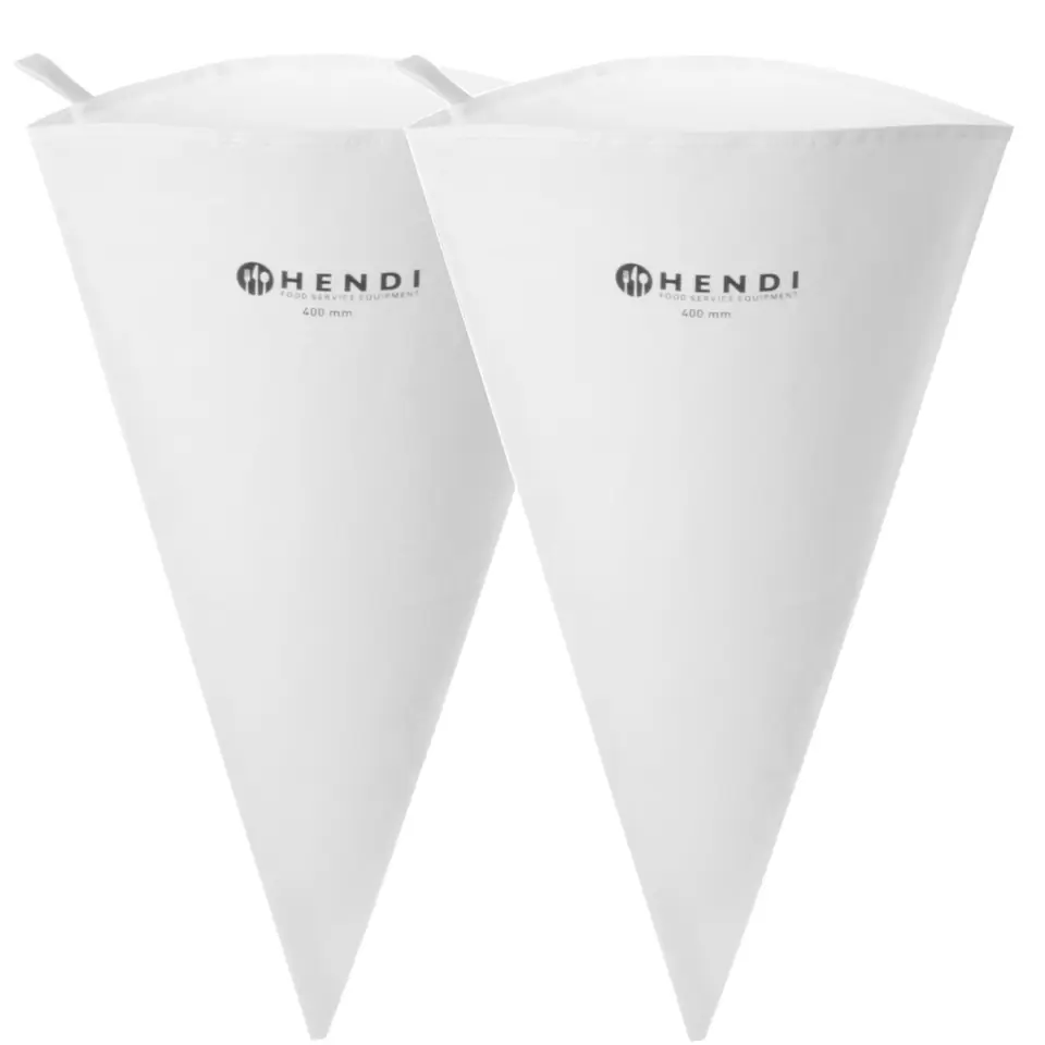 ⁨Bag of confectionery cone for spraying and decorating 40 cm set of 2 pcs. - Hendi 550328⁩ at Wasserman.eu